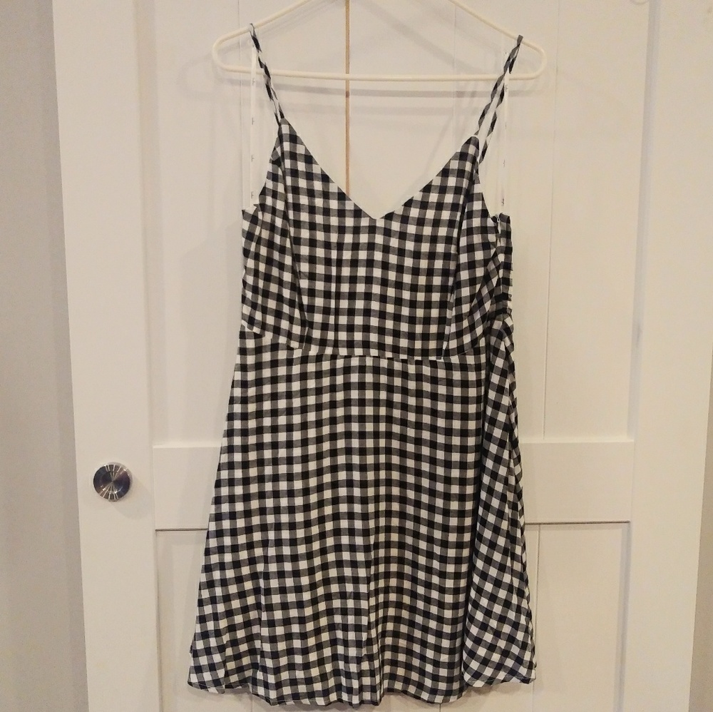 Lulu's Gingham Skater Dress